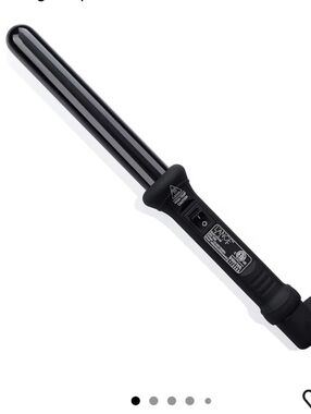 L'ANGE Hair Curling Wand Black